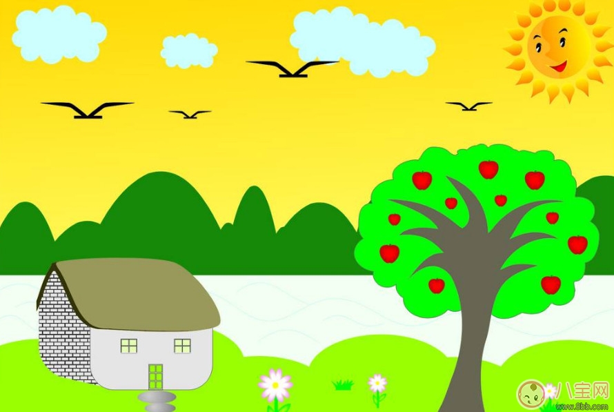 胎教|宝宝睡前胎教小故事 幸福的苹果树