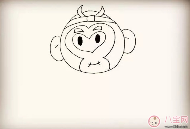 孙悟空|儿童简笔画 卡通人物齐天大圣孙悟空简笔画