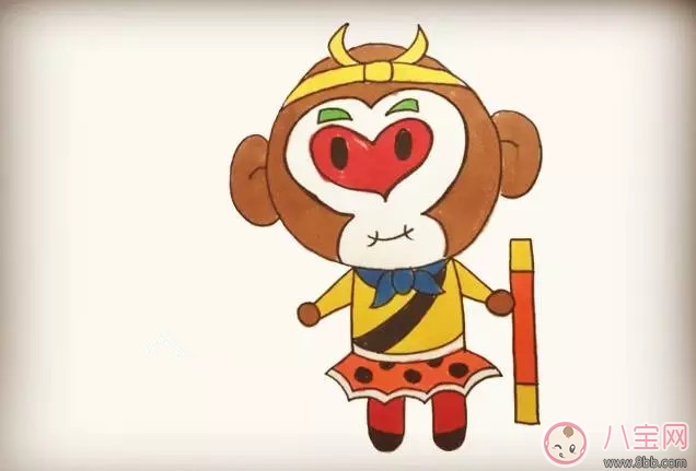 孙悟空|儿童简笔画 卡通人物齐天大圣孙悟空简笔画