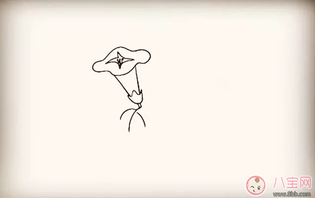 牵牛花|儿童简笔画 简笔画牵牛花喇叭花