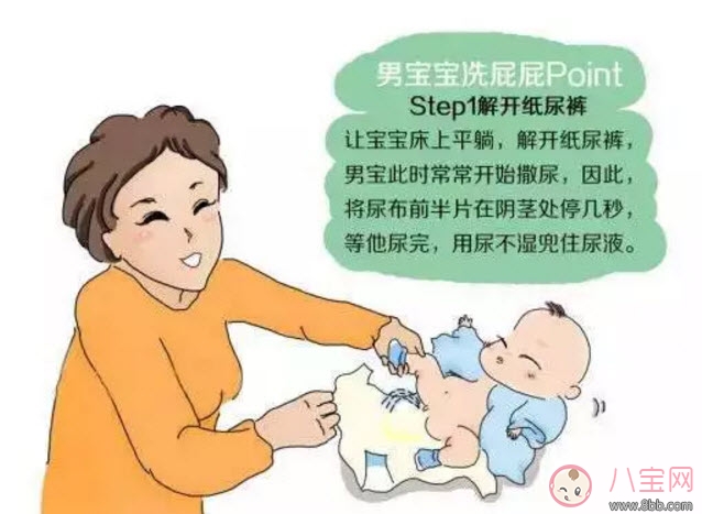 私处|新生儿男宝宝私处清洗图解 男宝宝私处护理注意事项