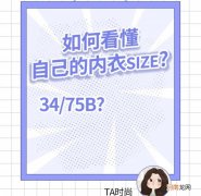 如何看懂自己内衣的size 文胸尺码怎么看