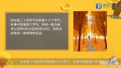 秋分是什么意思