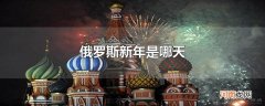 俄罗斯新年是哪天