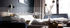 酒店的snp是什么意思
