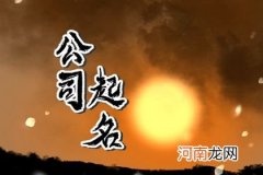 2023年开公司取名带宇 宇字比较旺的公司名字