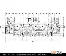 小高层户型图,小高层户型图一梯两户面积