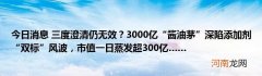 今日消息 三度澄清仍无效？3000亿“酱油茅”深陷添加剂“双标”风波，市值一